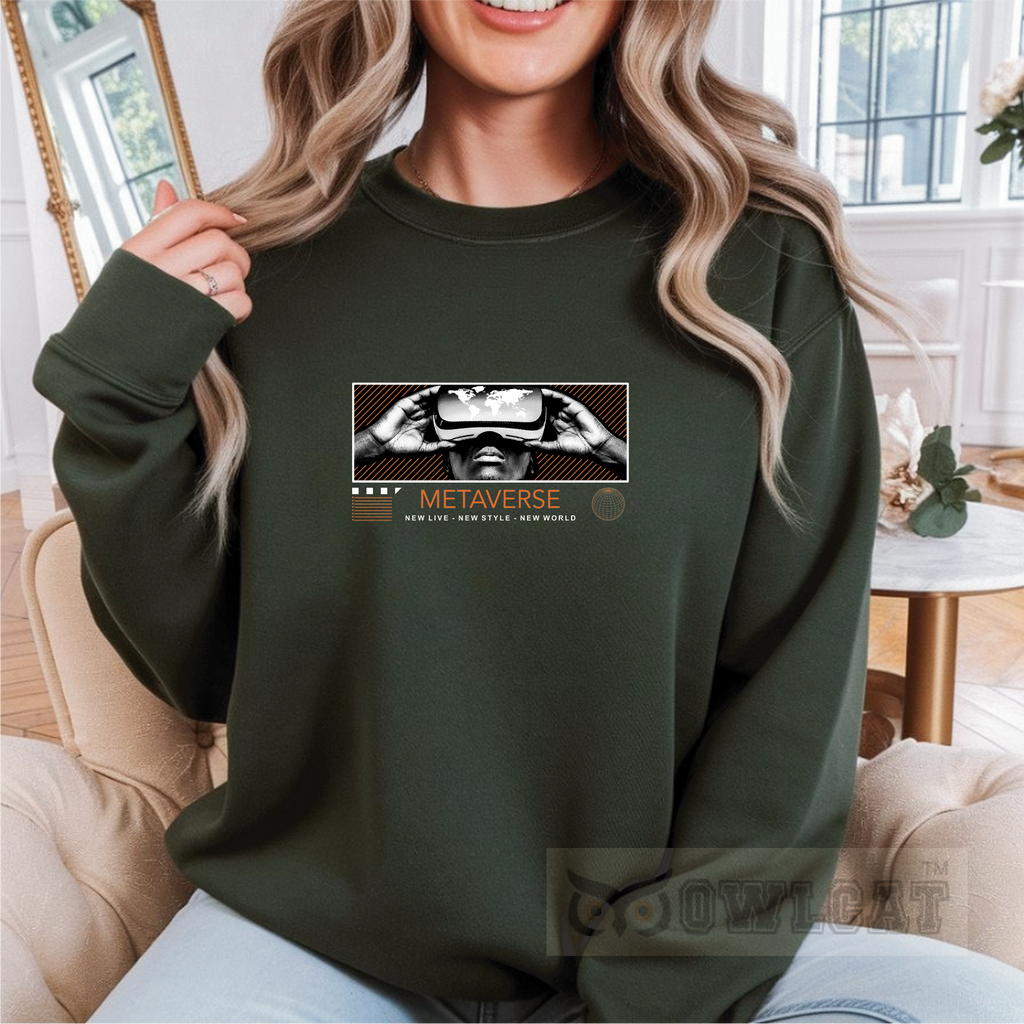 Unisex Crew-neck Sweatshirt vintage (Made in US)