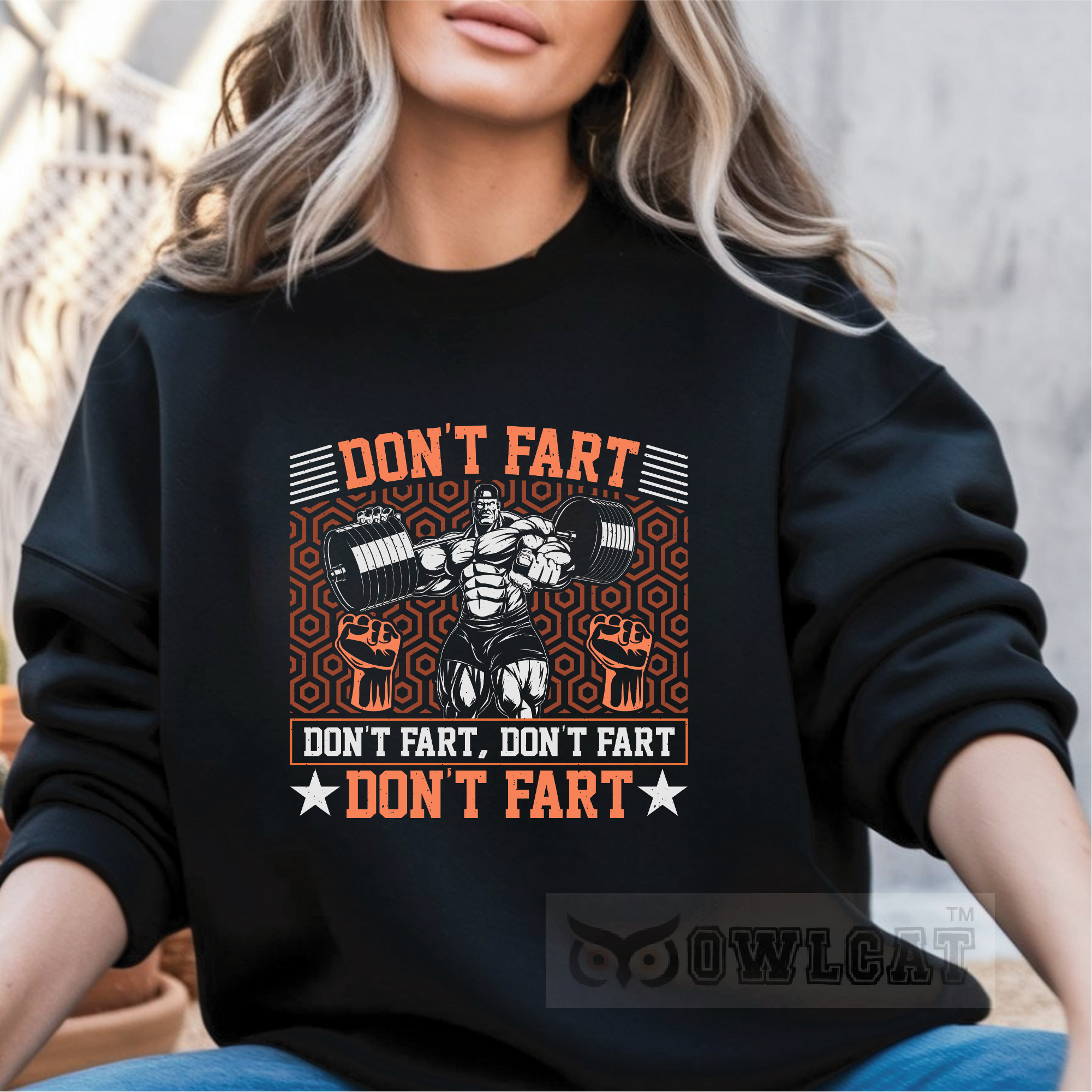 Unisex Crew-neck Sweatshirt Gym vintage (Made in US)