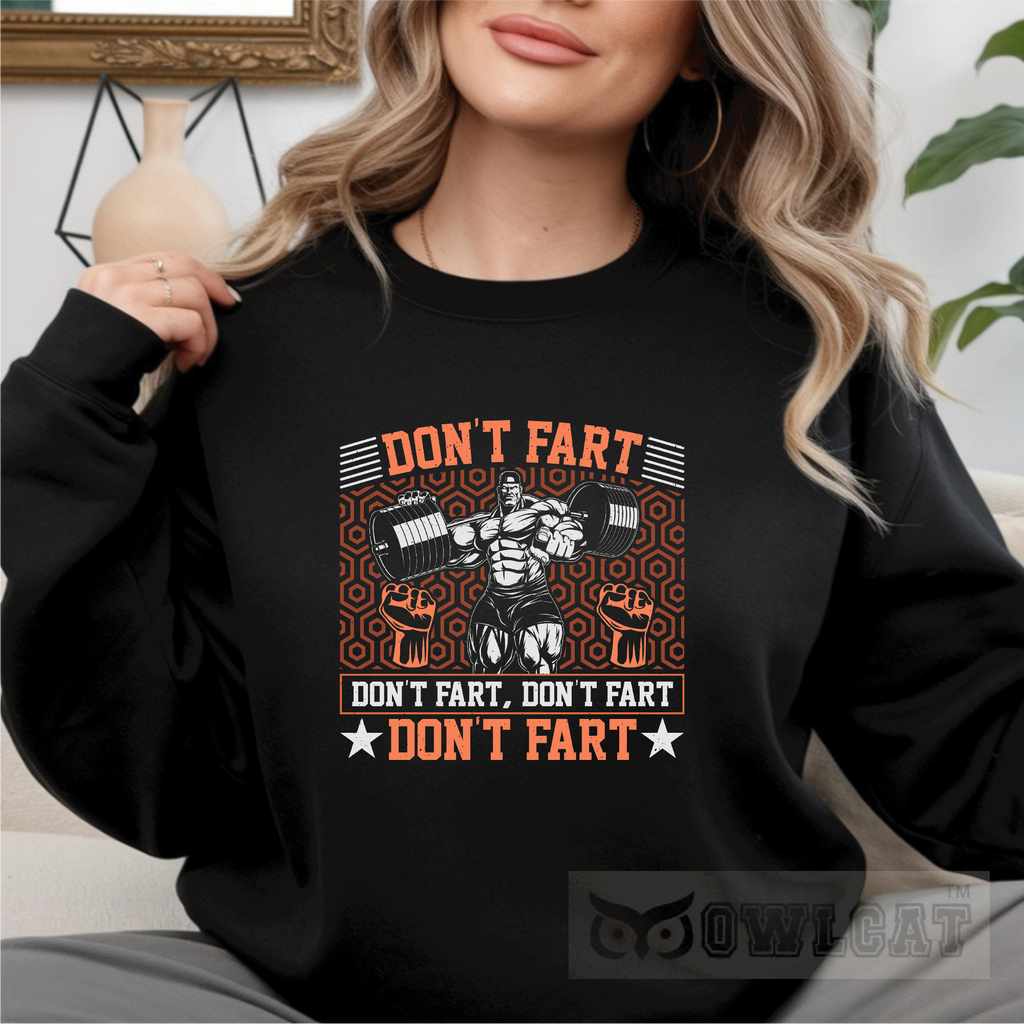 Unisex Crew-neck Sweatshirt Gym vintage (Made in US)