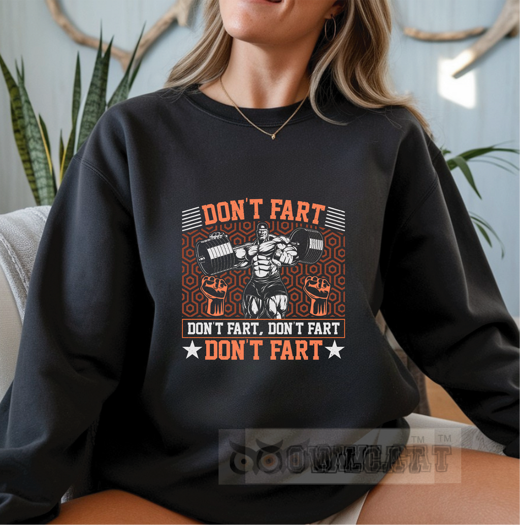 Unisex Crew-neck Sweatshirt Gym vintage (Made in US)