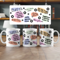 Custom ceramic mugs for teachers - Free shipping