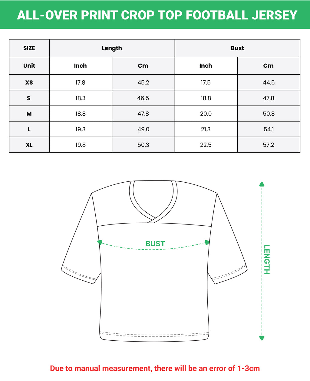 Crop Top Football Jersey (free shipping)