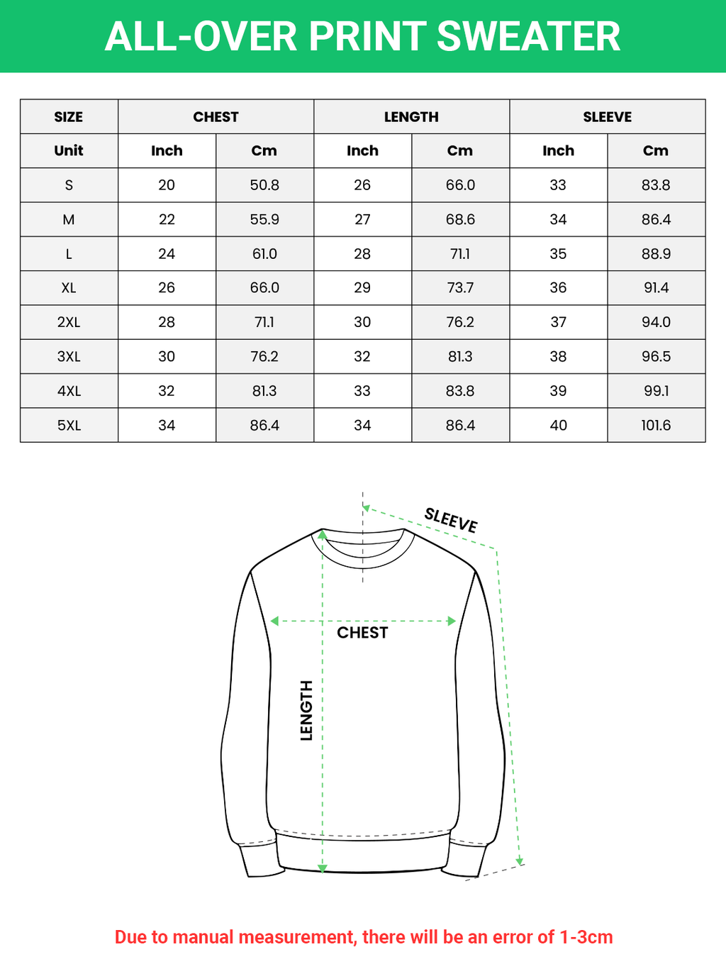 Sweater (Midweight) US - Free shipping